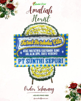 Papan Bunga Duka di Tangkerang Timur