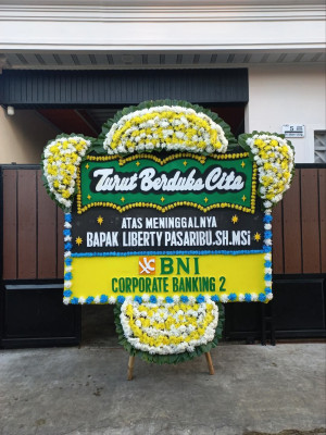 Papan Bunga Duka di Tangkerang Timur
