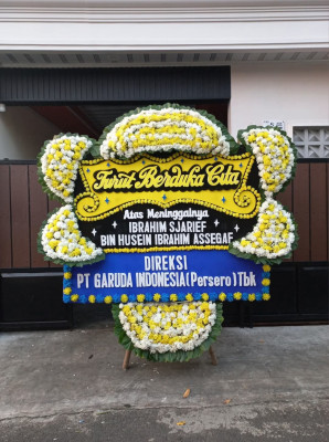 Papan Bunga Duka di Tangkerang Timur