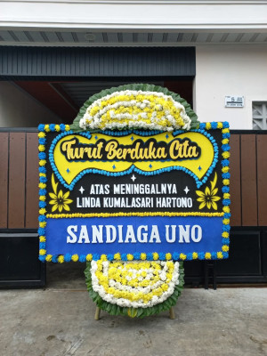 Papan Bunga Duka di Tangkerang Timur