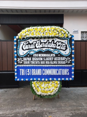 Papan Bunga Duka di Tangkerang Timur
